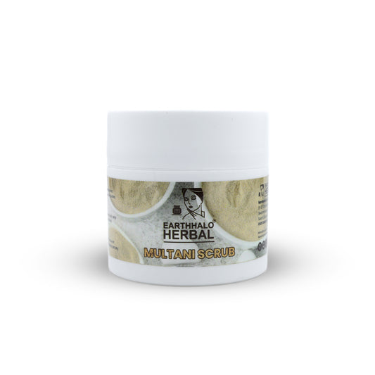 Earthhaloherbal Multani Scrub – Natural Glow & Deep Cleansing Care 1 ST Time in INDIA